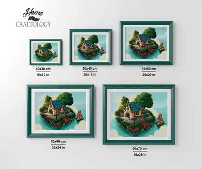 Island House - Premium Diamond Painting Kit