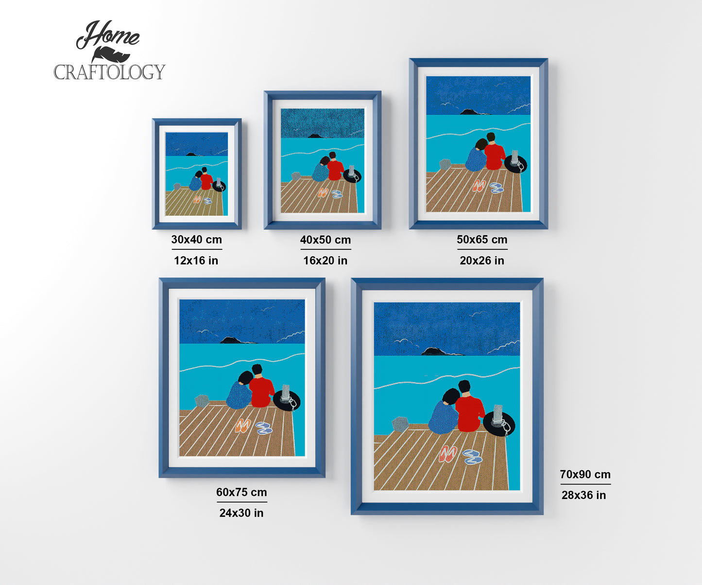 Sea View - Premium Diamond Painting Kit