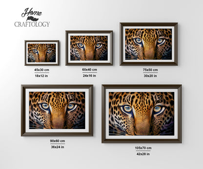 Leopard Eyes - Premium Diamond Painting Kit