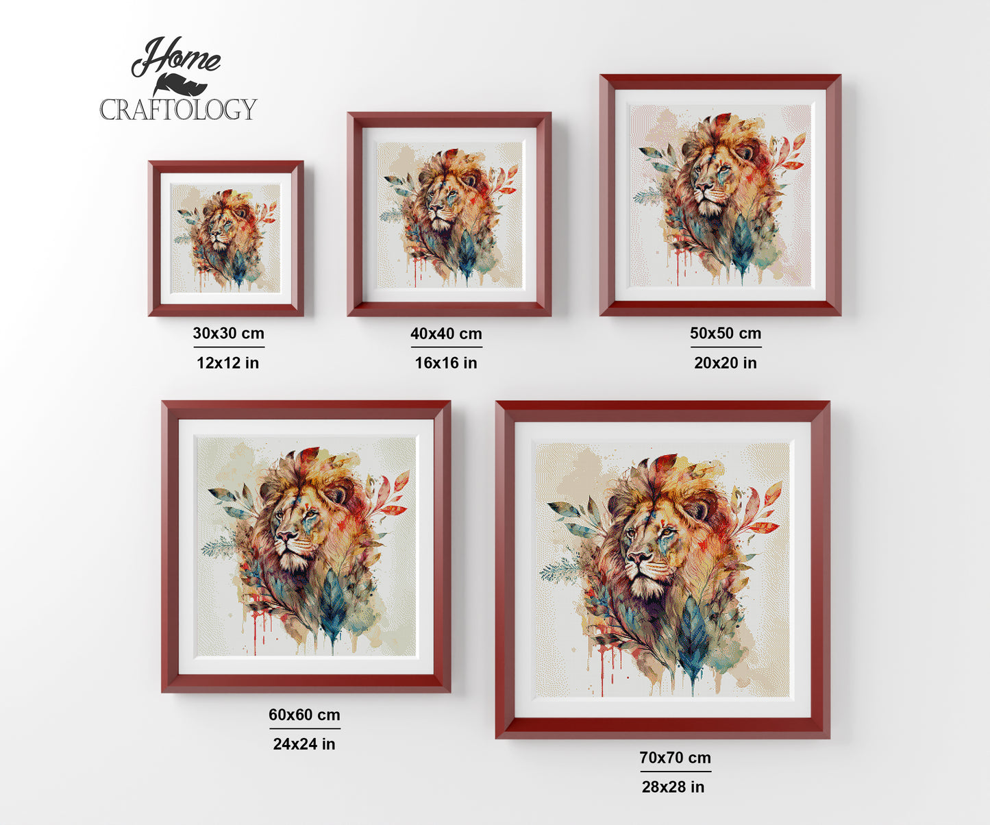 Lion Painting - Premium Diamond Painting Kit