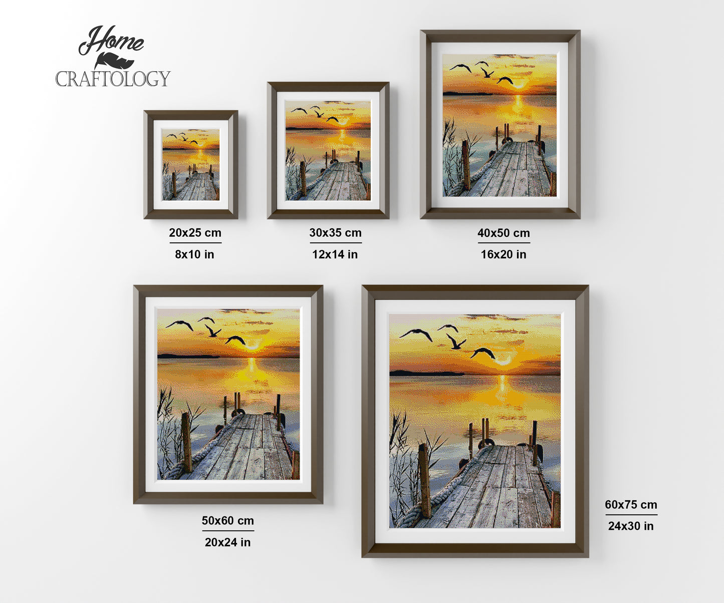 Birds and Sunset - Premium Diamond Painting Kit