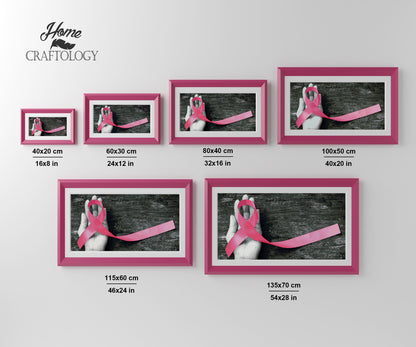 Breast Cancer Ribbon - Exclusive Premium Diamond Painting Kit