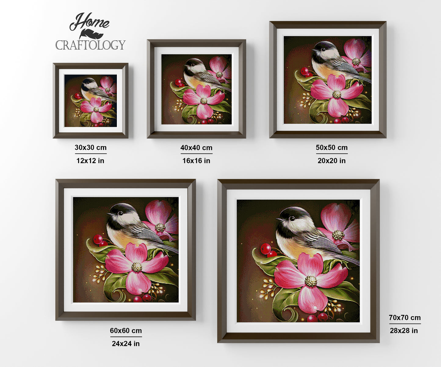 Cute Little Bird - Premium Diamond Painting Kit