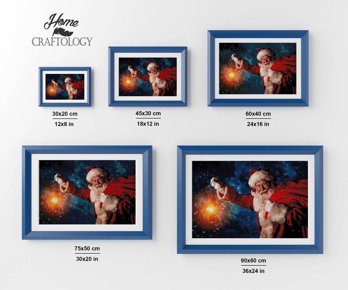 Smiling Santa - Premium Diamond Painting Kit