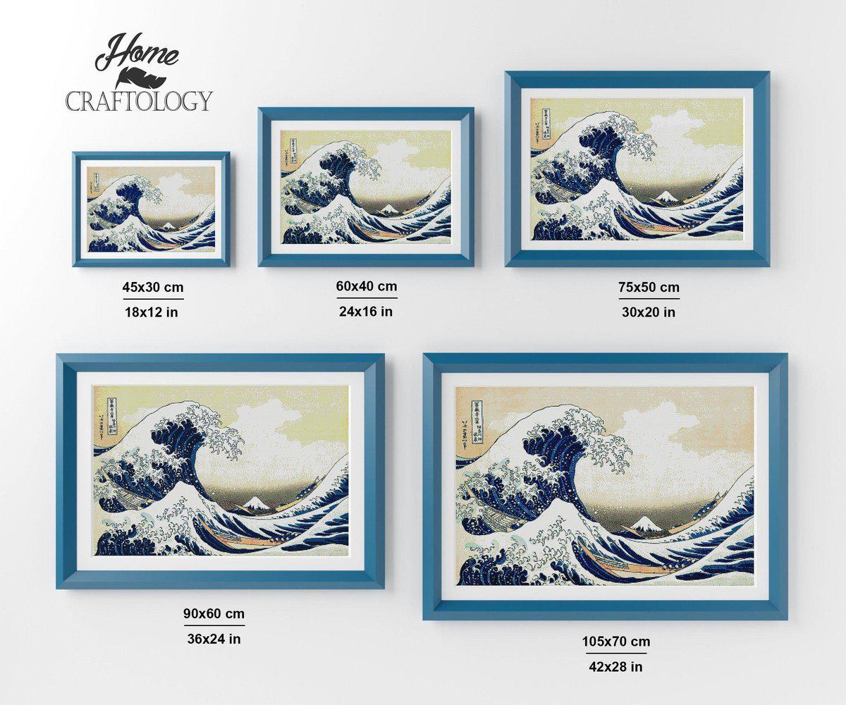 The Underwave off Kanagawa - Premium Diamond Painting Kit