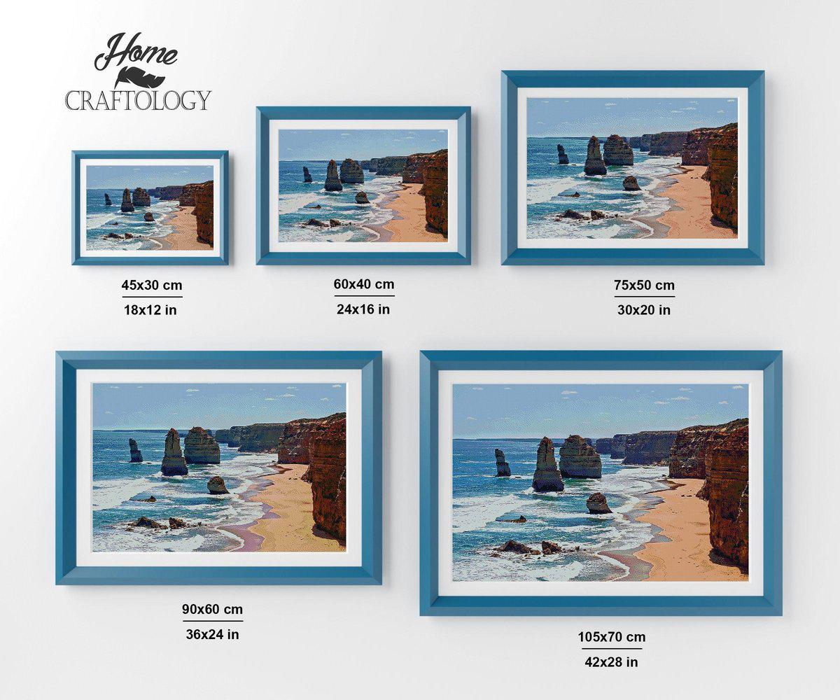 The Twelve Apostles - Premium Diamond Painting Kit