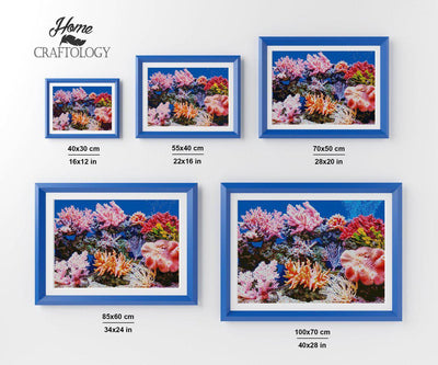 Colorful Corals - Premium Diamond Painting Kit