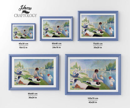 Bathers at Asnières - Premium Diamond Painting Kit