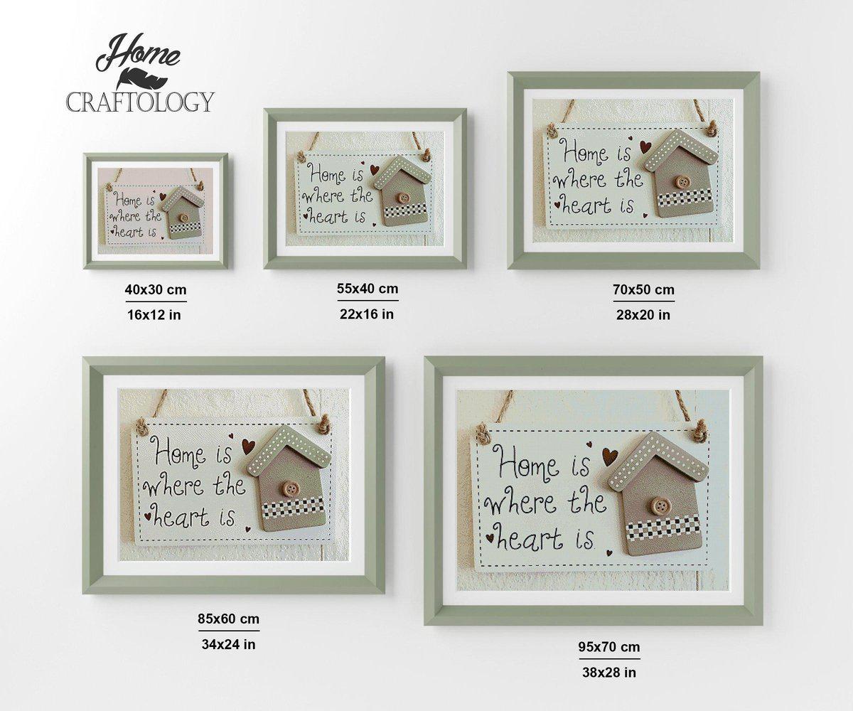 Home is Where the Heart is - Premium Diamond Painting Kit