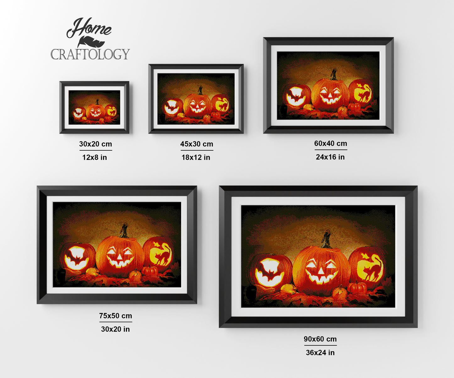 Jack-o-lanters - Premium Diamond Painting Kit