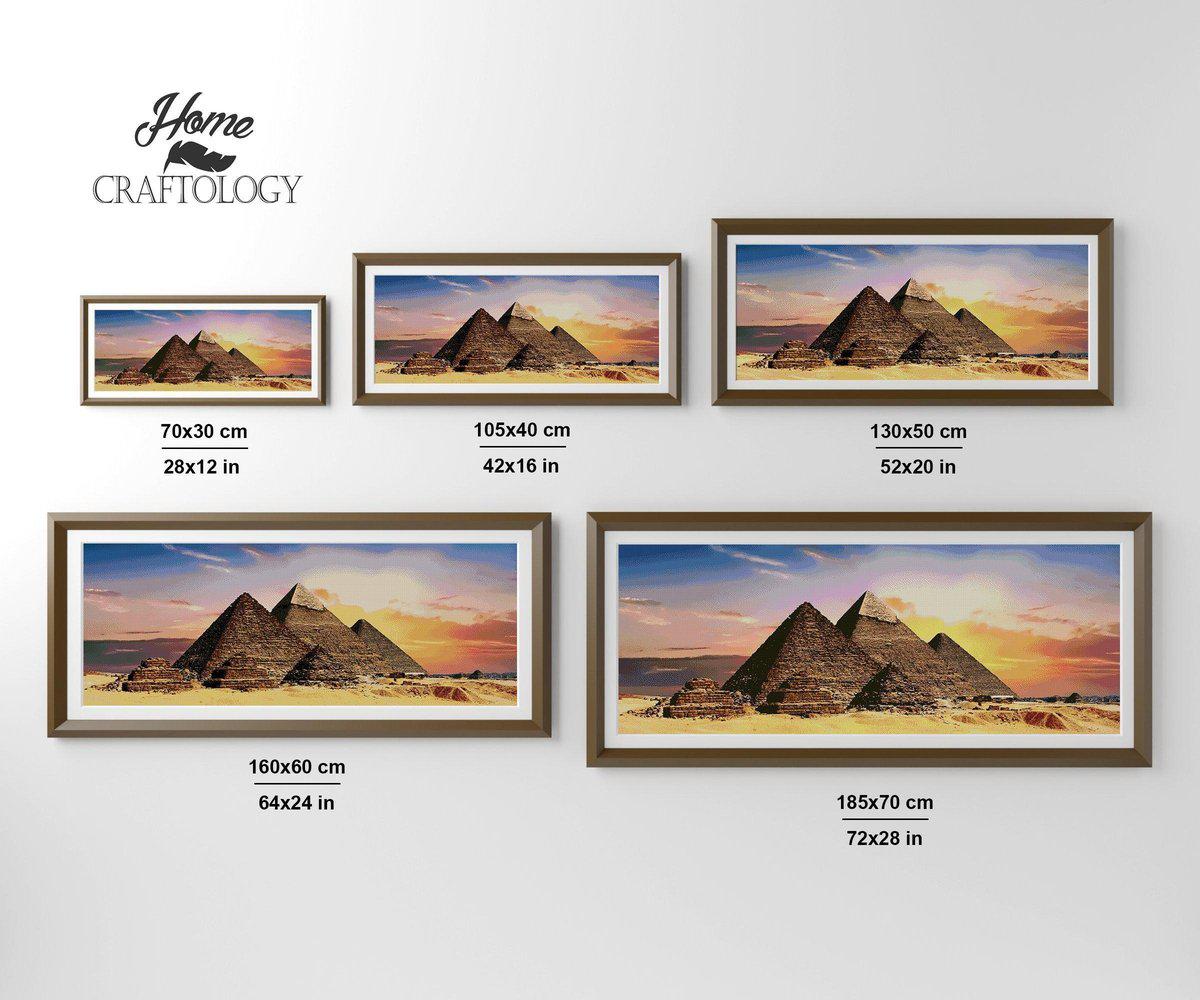 Egyptian Pyramids - Premium Diamond Painting Kit