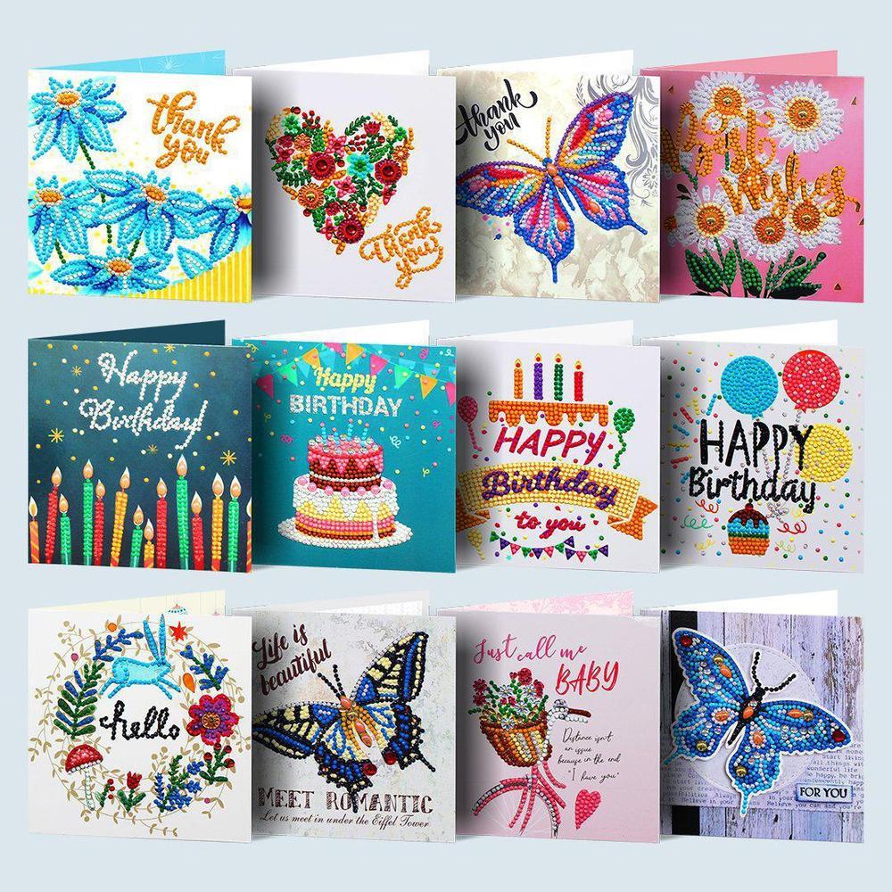 Set of 12 Greeting Cards Set A
