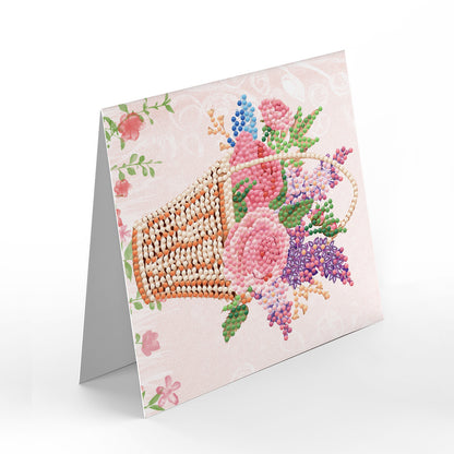 Set of 8 Flowers Greeting Cards Set A