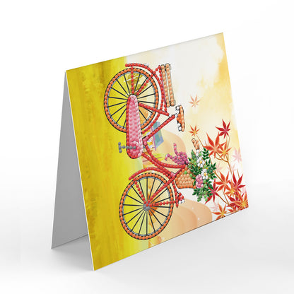 Set of 8 Flowers Greeting Cards Set A