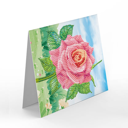 Set of 8 Flowers Greeting Cards Set A