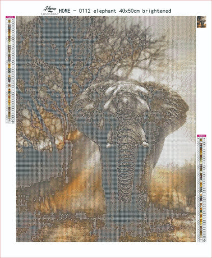 AB Elephant - Premium Diamond Painting Kit