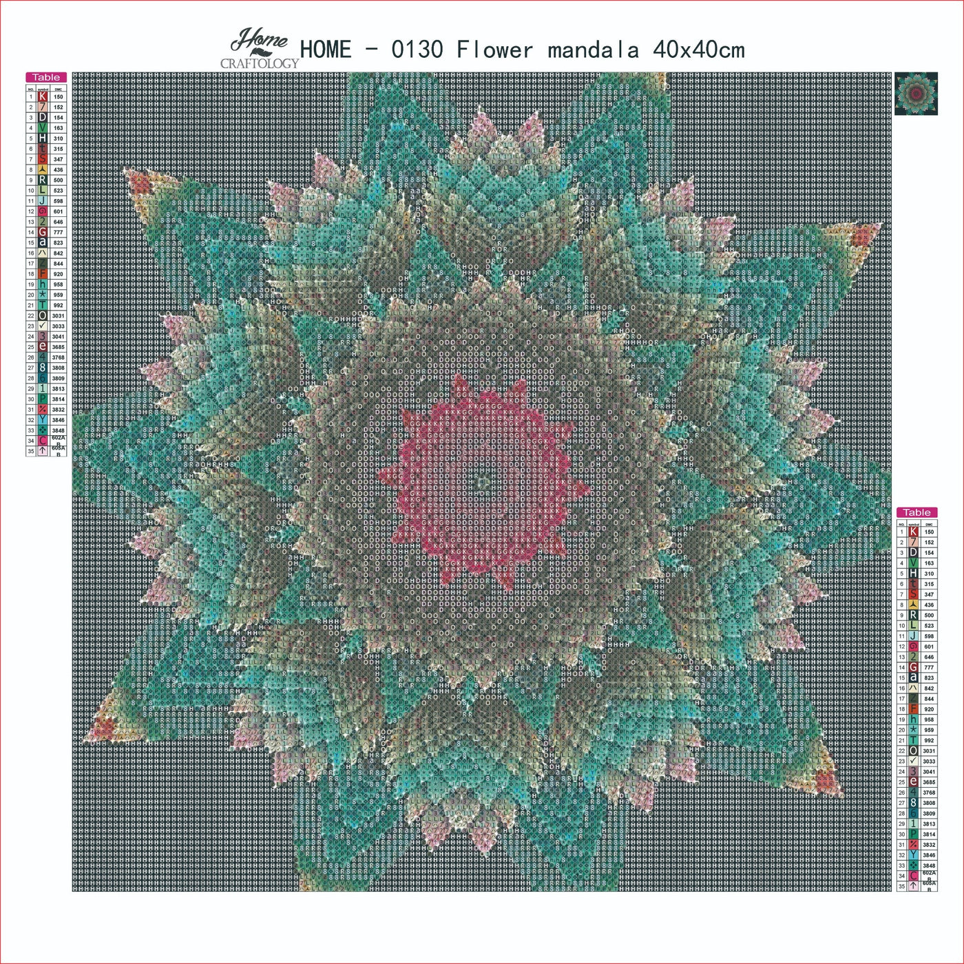 AB Flower Mandala - Premium Diamond Painting Kit