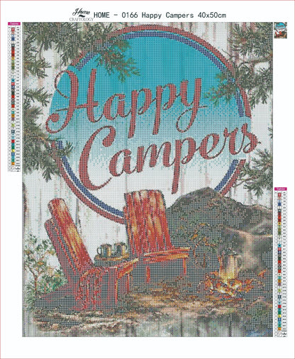 AB Happy Campers - Premium Diamond Painting Kit