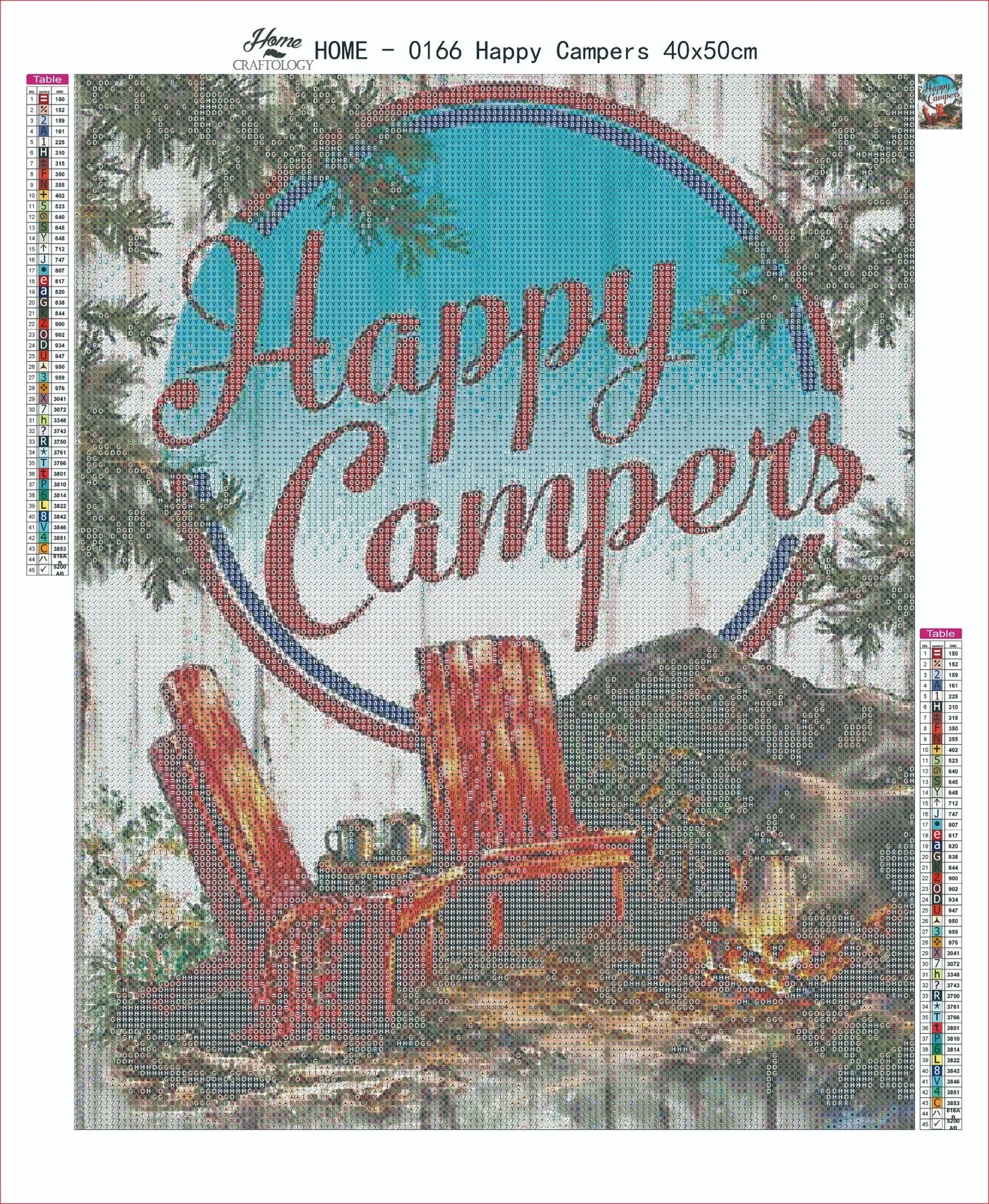 AB Happy Campers - Premium Diamond Painting Kit