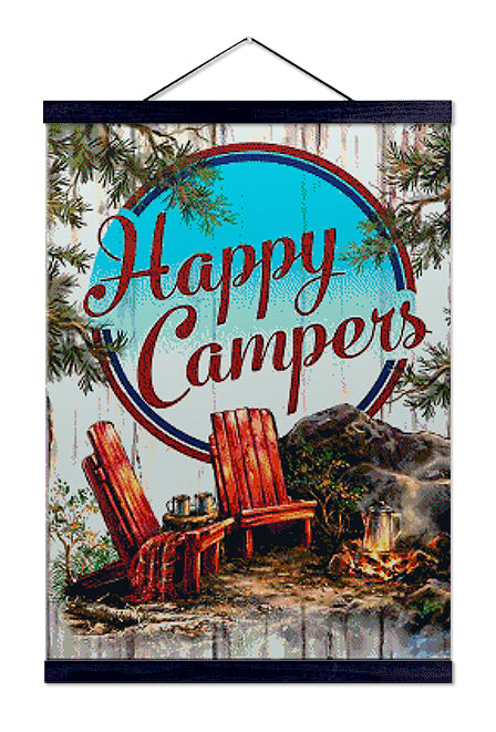 Happy Campers - Premium Diamond Painting Kit