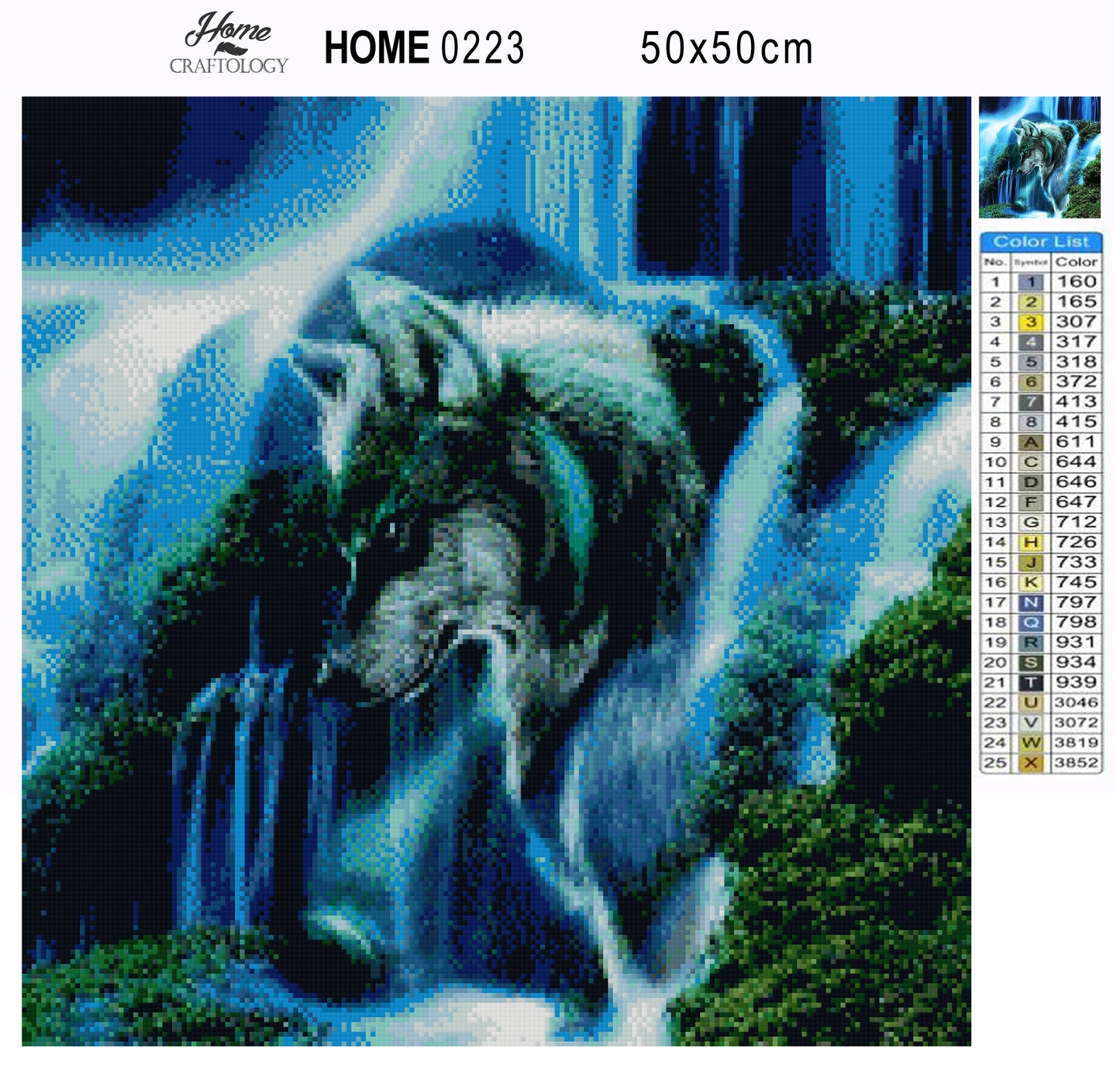 Majestic Wolf - Premium Diamond Painting Kit