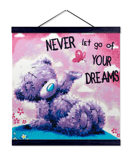 Never Let Go Of Your Dreams - Premium Diamond Painting Kit