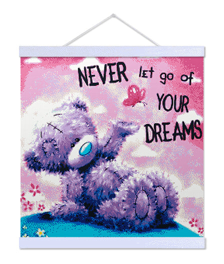 Never Let Go Of Your Dreams - Premium Diamond Painting Kit