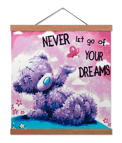 Never Let Go Of Your Dreams - Premium Diamond Painting Kit