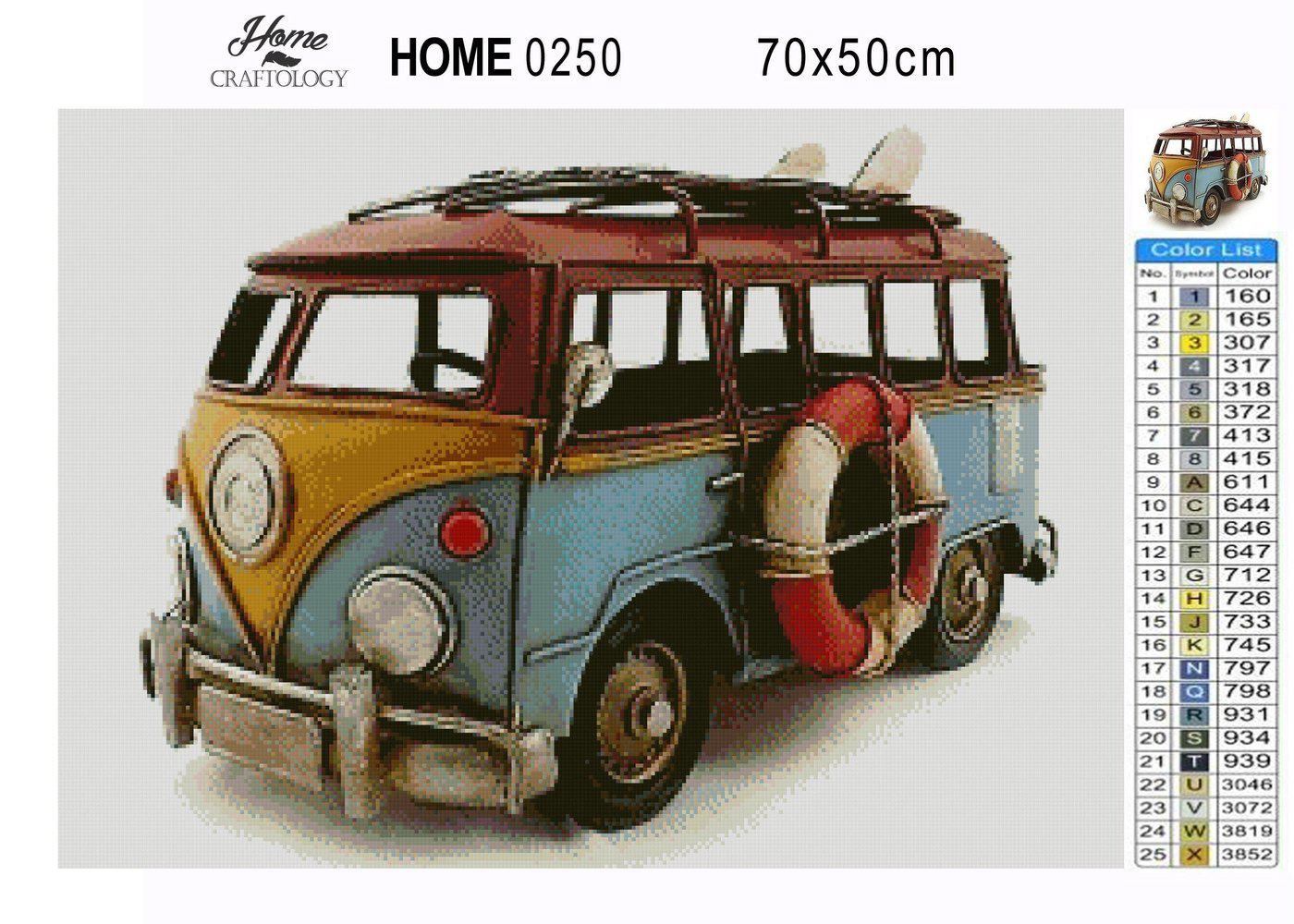 Old Van - Premium Diamond Painting Kit