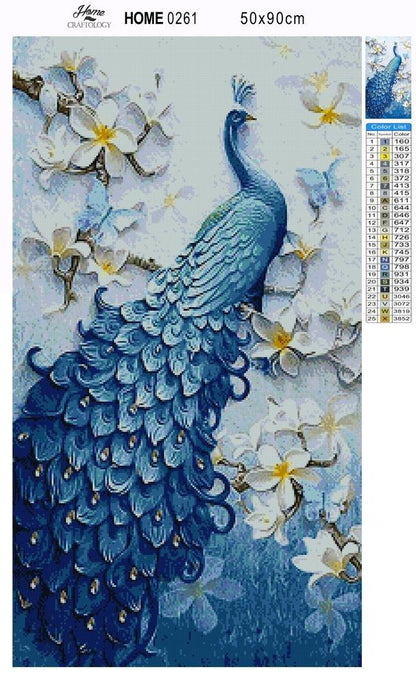 Peacock - Premium Diamond Painting Kit