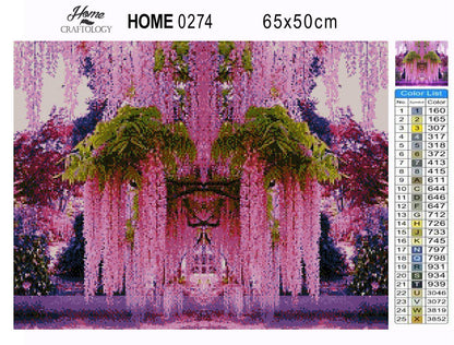 Pink Tree - Premium Diamond Painting Kit