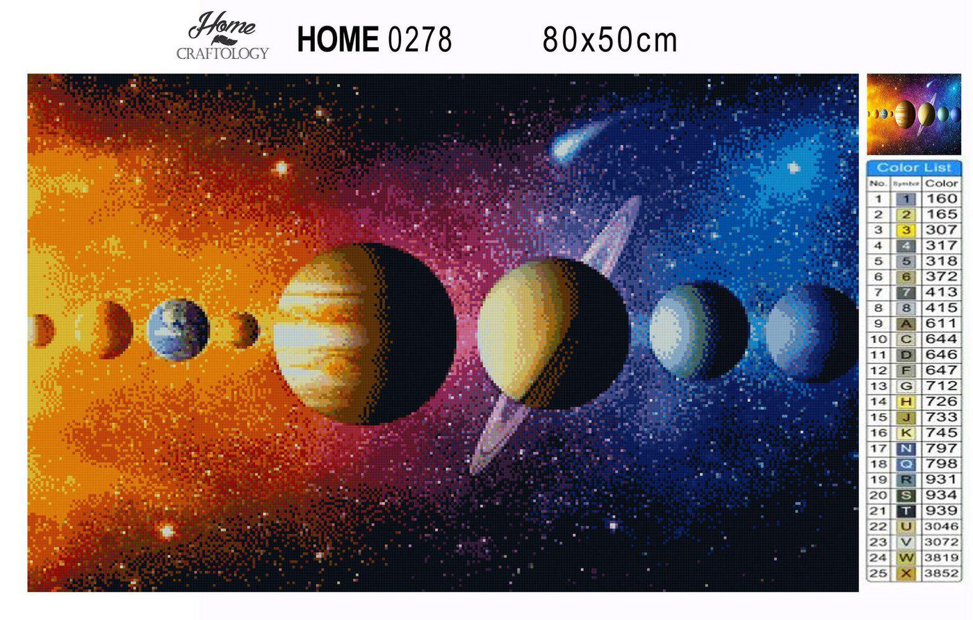 Planets - Premium Diamond Painting Kit