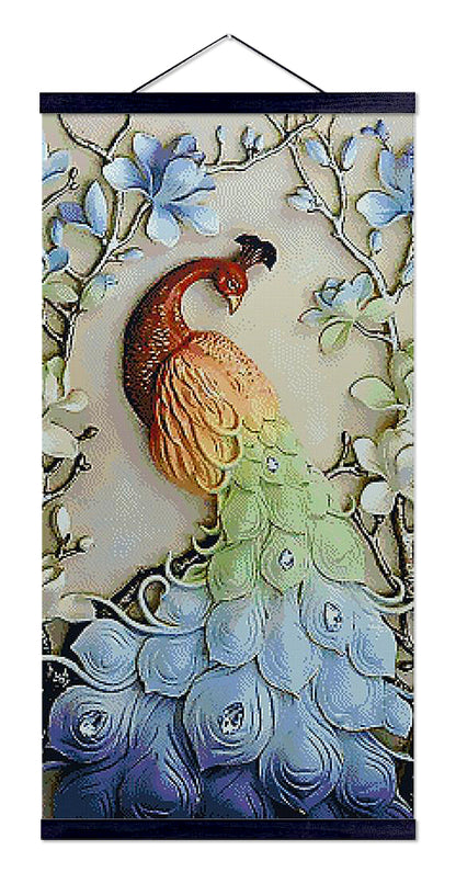 Pretty Peacock - Premium Diamond Painting Kit