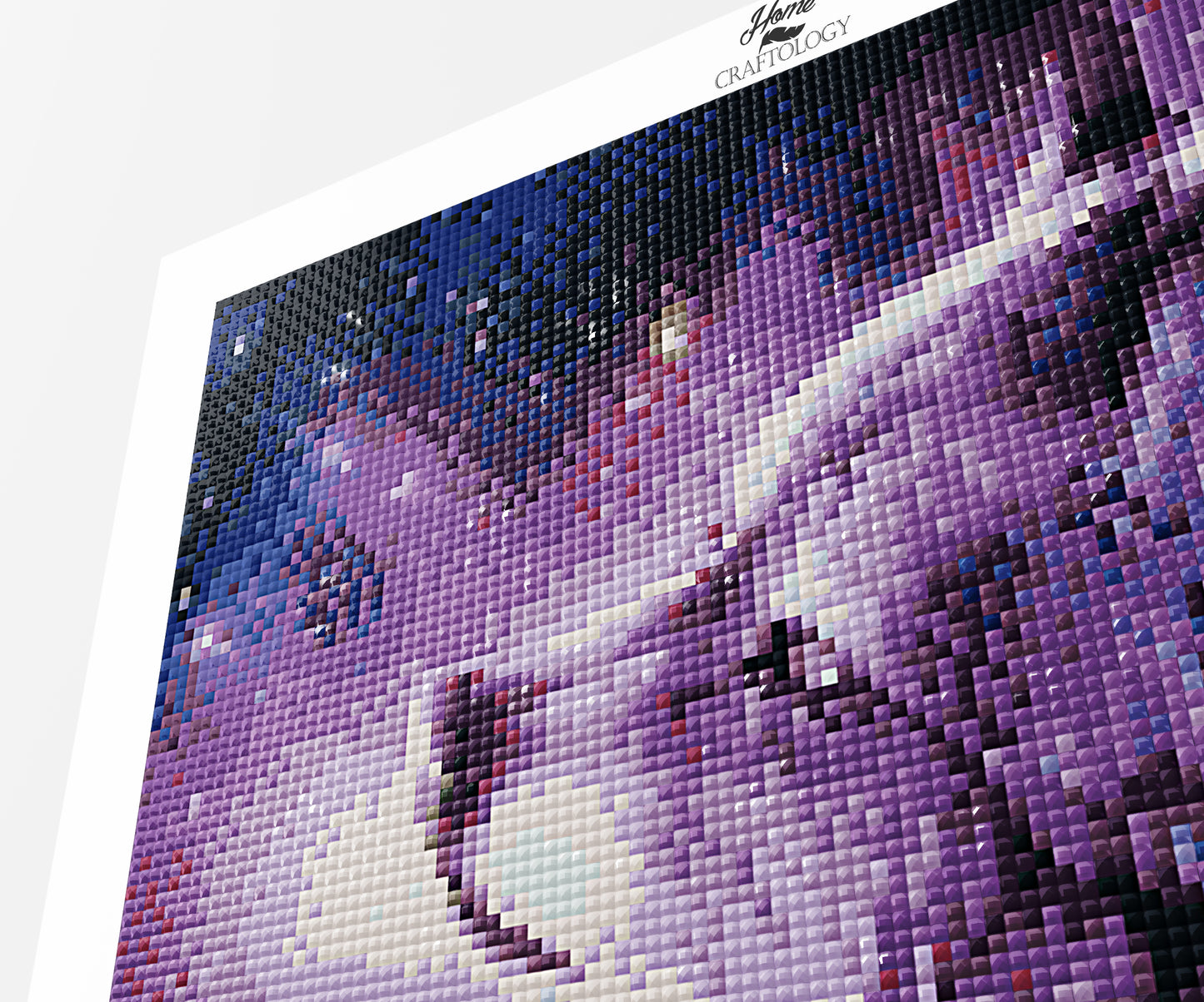 Purple Wolf - Premium Diamond Painting Kit