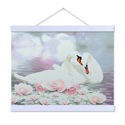 Swan Lake Lovers - Premium Diamond Painting Kit