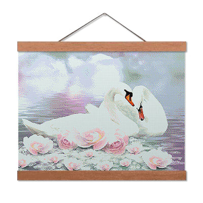 Swan Lake Lovers - Premium Diamond Painting Kit