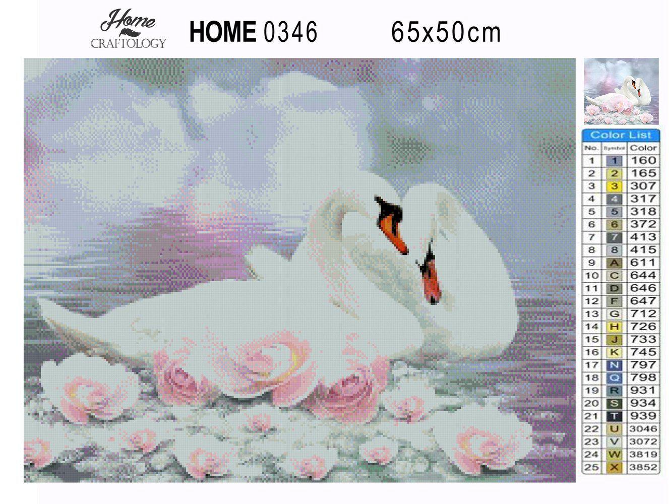 Swan Lake Lovers - Premium Diamond Painting Kit