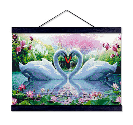 Swan Lovers - Premium Diamond Painting Kit