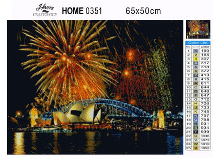 Sydney Opera House - Premium Diamond Painting Kit