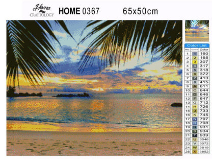 Tropical Paradise - Premium Diamond Painting Kit