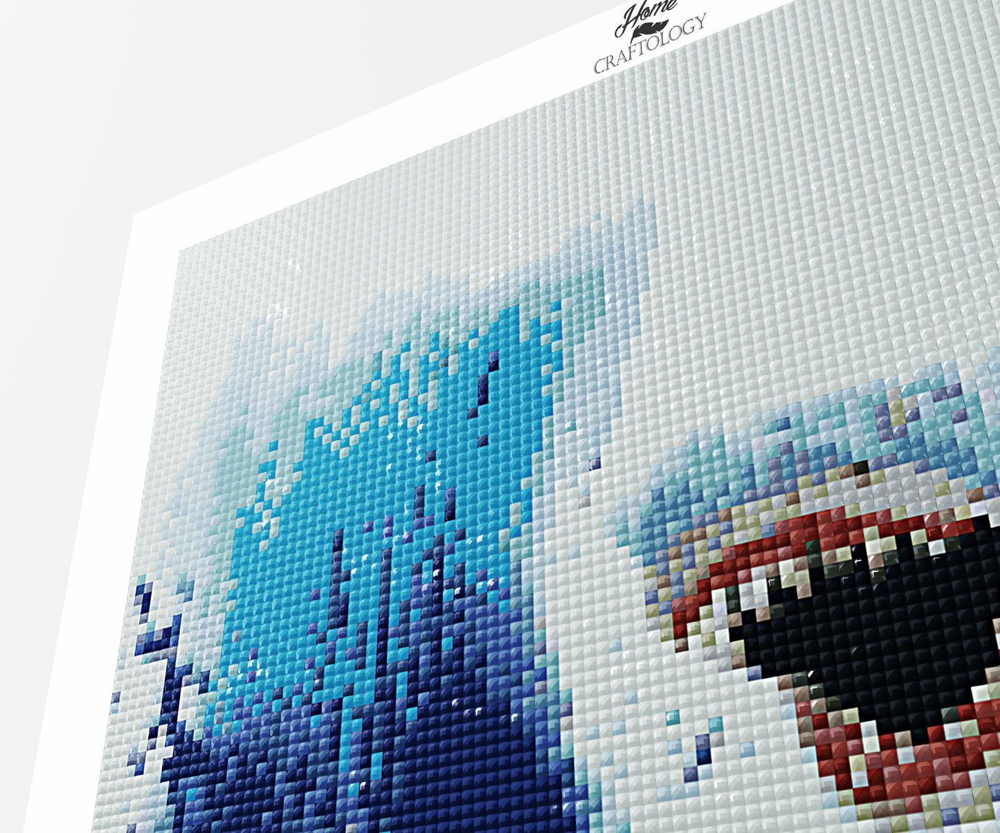 Surfing Shark - Premium Diamond Painting Kit