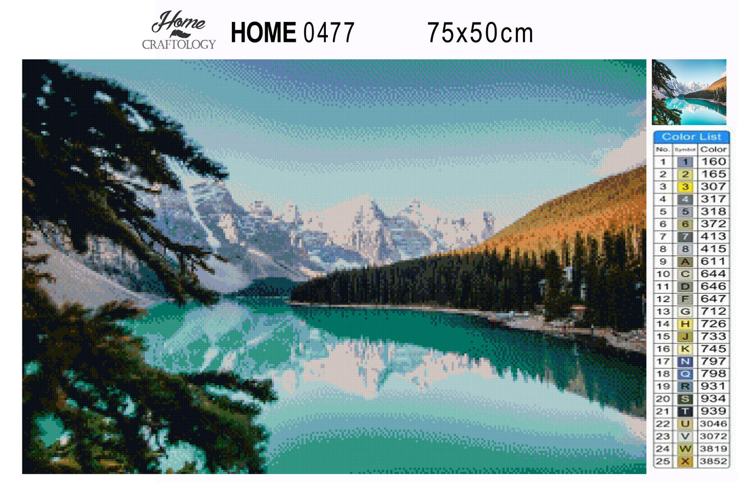 Banff, Alberta - Premium Diamond Painting Kit