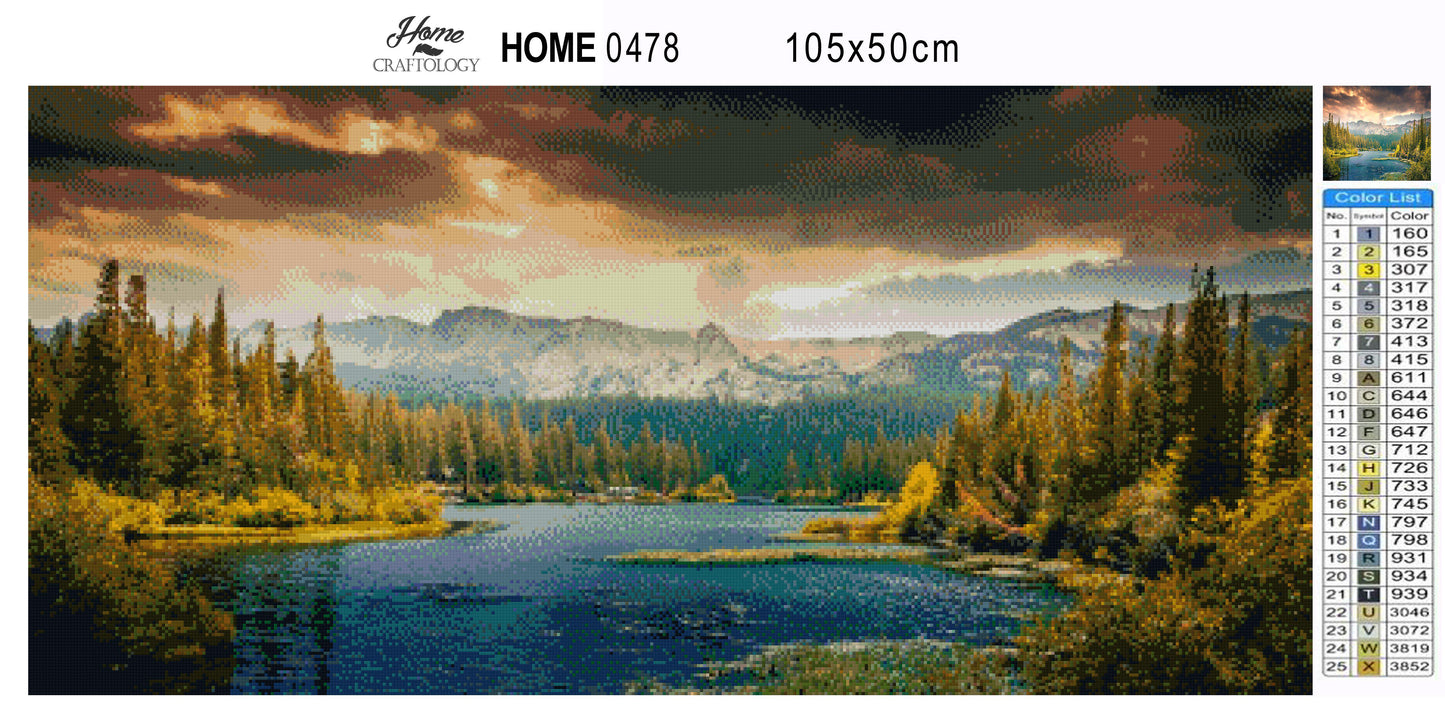 Beautiful Landscape - Premium Diamond Painting Kit