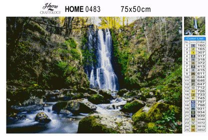 Cascade Falls - Premium Diamond Painting Kit