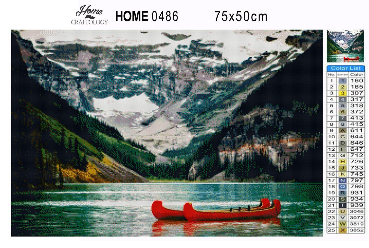 Lake Louise - Premium Diamond Painting Kit