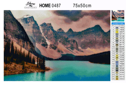 Lake Moraine - Premium Diamond Painting Kit