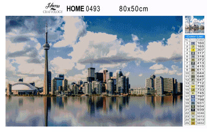 Toronto Skyline - Premium Diamond Painting Kit