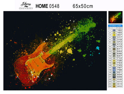 Electric Guitar - Premium Diamond Painting Kit