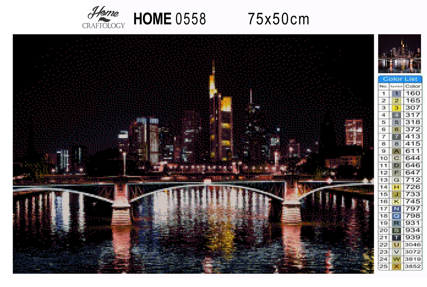 Frankfurt - Premium Diamond Painting Kit