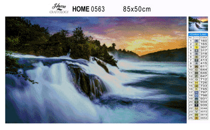 Rheinfall - Premium Diamond Painting Kit